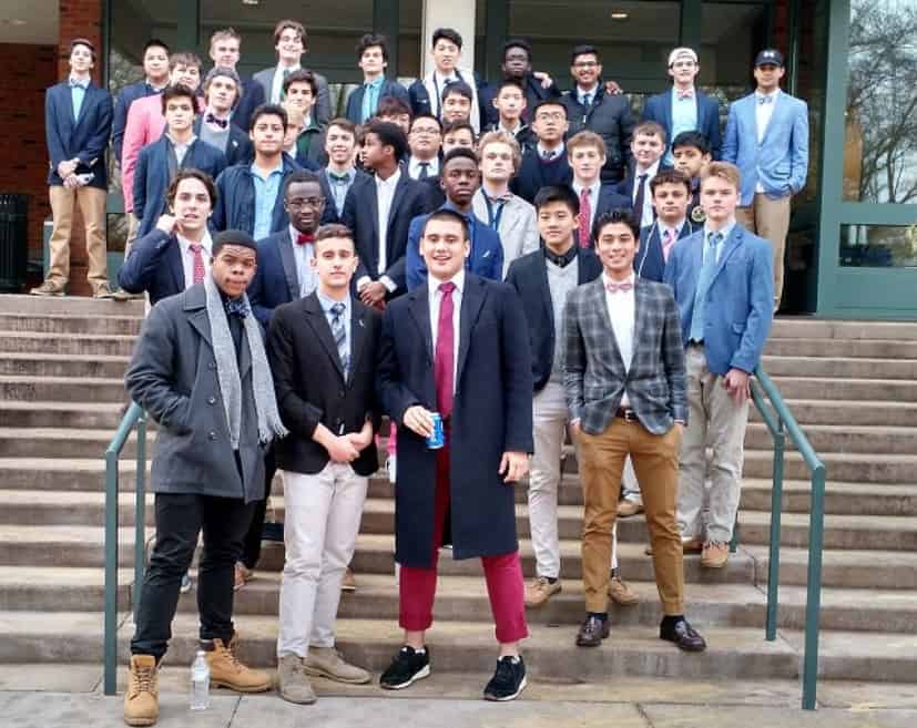 Students at mock trials at UVA