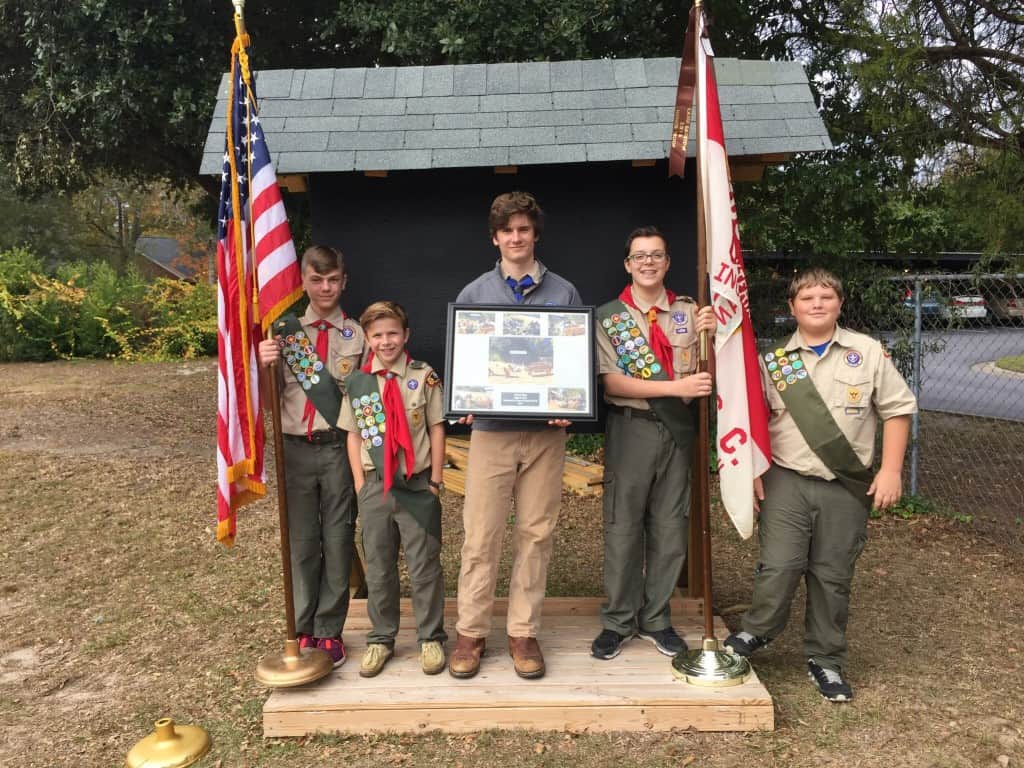 Eagle Scout celebration for Charlie King